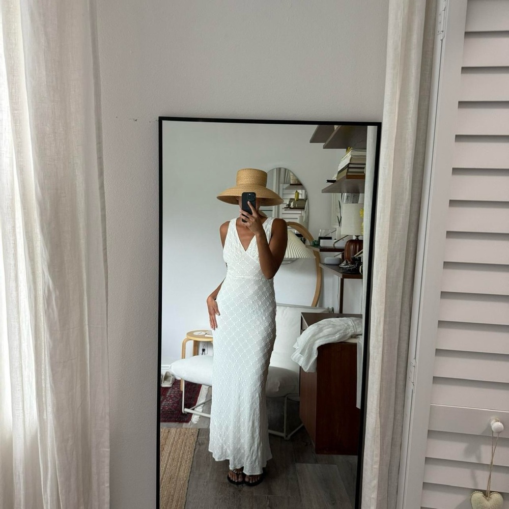 super Real X Claudia Schiffer collaboration dress